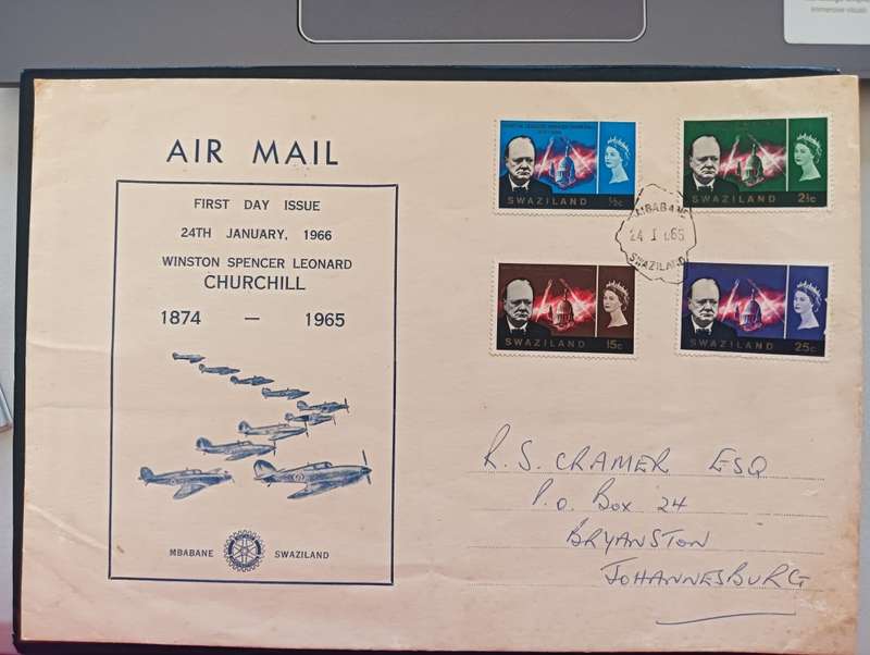 Swaziland 1966 - Churchill Commemoration - First Day Cover